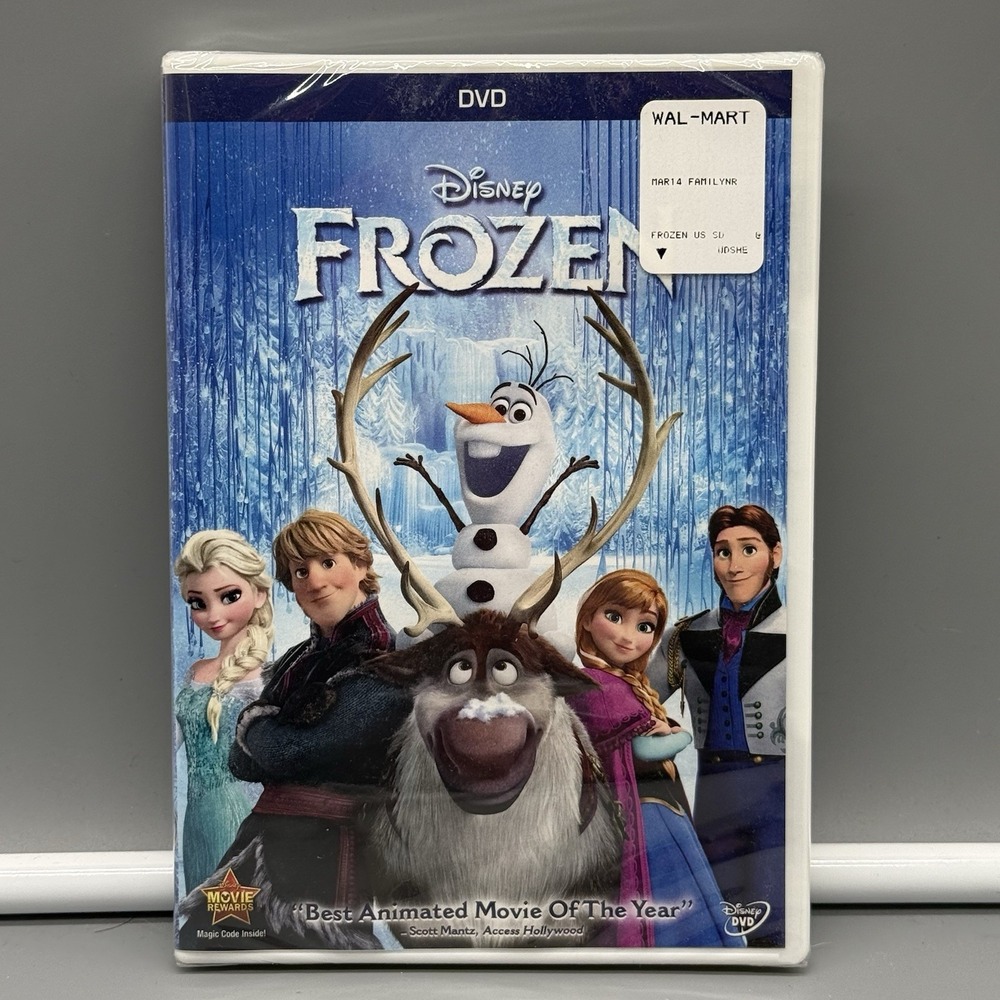 Disney Frozen DVD New Sealed Walt Disney Animation Studios Elsa Anna Brand New